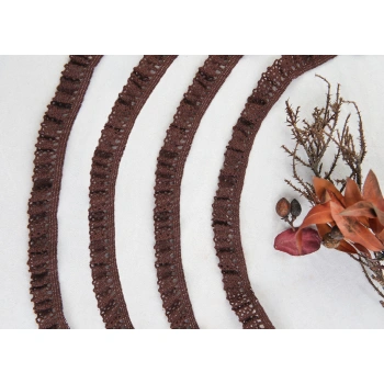 ALKA DANTEL PAMUK KOPANAKİ 10 METRE 400 LASTİKLİ KAHVE