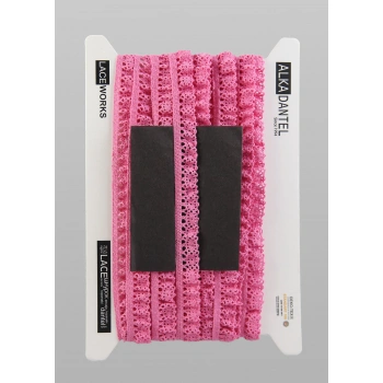 ALKA DANTEL PAMUK KOPANAKİ 10 METRE 400 LASTİKLİ PAMUK FUŞYA