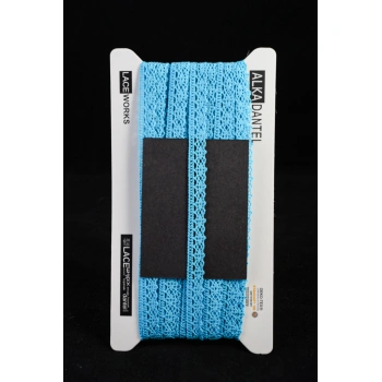 ALKA DANTEL MERSERİZE KOPANAKİ 10 METRE 407 MERSERİZE TURKUAZ