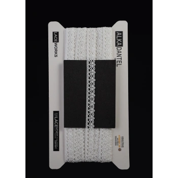 ALKA DANTEL MERSERİZE KOPANAKİ 10 METRE 407 MERSERİZE OFF WHİTE