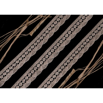 ALKA DANTEL MERSERİZE KOPANAKİ 10 METRE 802 MERSERİZE HARMAN CREAM