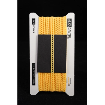 ALKA DANTEL MERSERİZE KOPANAKİ 10 METRE 636 MERSERİZE YELLOW