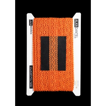 ALKA DANTEL MERSERİZE KOPANAKİ 10 METRE 8752 MERSERİZE ORANGE