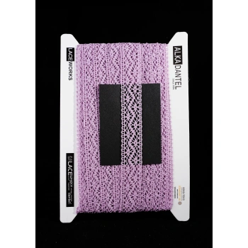 ALKA DANTEL MERSERİZE KOPANAKİ 10 METRE 8752 MERSERİZE LAVANTA