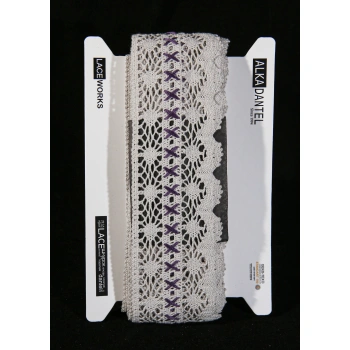 ALKA DANTEL PAMUK KOPANAKİ 10 METRE 1090 PAMUK VİOLET