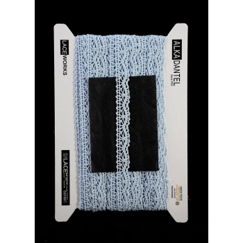 ALKA DANTEL PAMUK KOPANAKİ 10 METRE 324 PAMUK BEBE MAVİ