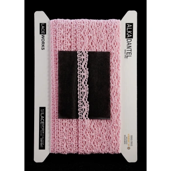 ALKA DANTEL PAMUK KOPANAKİ 10 METRE 324 PAMUK BEBE PEMBE