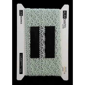 ALKA DANTEL PAMUK KOPANAKİ 10 METRE 324 PAMUK MİNT YEŞİLİ