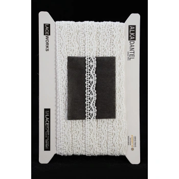 ALKA DANTEL PAMUK KOPANAKİ 10 METRE 324 PAMUK BEYAZ