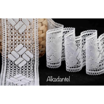 ALKA DANTEL BEYAZ MERSERİZE KOPANAKİ DANTEL 10 METRE