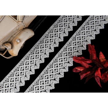 ALKA DANTEL PAMUK KOPANAKİ 10 METRE 404K PAMUK LİNEN