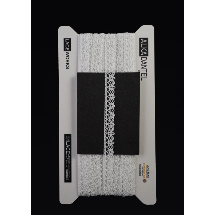 ALKA DANTEL MERSERİZE KOPANAKİ 10 METRE 407 MERSERİZE OFF WHİTE