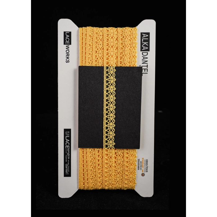 ALKA DANTEL MERSERİZE KOPANAKİ 10 METRE 407 MERSERİZE YELLOW