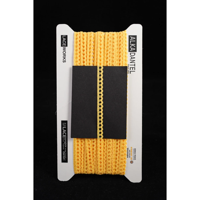 ALKA DANTEL MERSERİZE KOPANAKİ 10 METRE 636 MERSERİZE YELLOW