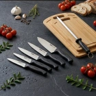 Pirge Kobe 13 Parça Bıçak Seti & Kesme Tahtası Hediyeli
