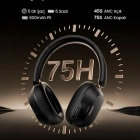 Ugreen HiTune Max5c Hibrit Aktif Gürültü Engelleyici Kablosuz Kulak Üstü Kulaklık, Siyah