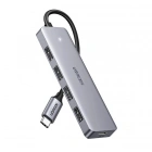 Ugreen USB-C USB 3.0 4 Port USB Hub Çoklayıcı, Gri