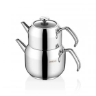 Amboss Cool Çaydanlık Orta Boy Paslanmaz Çelik Sap