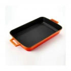 Döküm Beşli Tencere Tava Seti Trendy-Turuncu