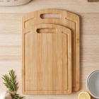 Pirge Bambu Oluklu Kesme Tahtası 33x24/28x20 cm