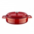 Lava 24 Cm Derin-24 Cm Sığ-28 Cm Sığ Kırmızı Tencere Seti