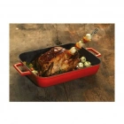 Lava Döküm Dikdörtgen Tepsi. Ölçü 26X40 cm. - TURUNCU