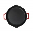 Lava Döküm Metal Kulplu 30 cm Yuvarlak Kızartma Tavası