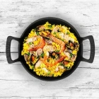 Lava Yuvarlak Yekpare Kulplu Yeşil 20 cm Döküm Sahan