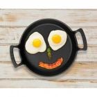 Lava Yuvarlak Yekpare Kulplu Mavi 20 cm Döküm Sahan