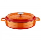 Lava NEO Trendy 12 Parça Turuncu Döküm Tencere Seti