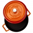 Lava Trendy 20 cm Yuvarlak Döküm Turuncu Tencere