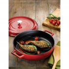 Lava Trendy 24 cm Yayvan Döküm Kırmızı Tencere