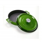 Lava Trendy 28 cm Yayvan Döküm Yeşil Tencere