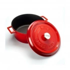 Lava Trendy 28 cm Yuvarlak Döküm Kırmızı Tencere