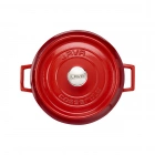 Lava Trendy 28 cm Yuvarlak Döküm Kırmızı Tencere