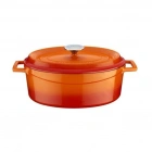 Lava Trendy 29 cm Oval Döküm Turuncu Tencere