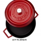 Lava Trendy 6 Parça Kırmızı Döküm Tencere Seti