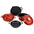 Lava Trendy XL 6 Parça Kırmızı Döküm Tencere Seti
