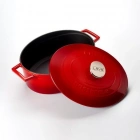 Lava Turka 7 Parça Döküm Kırmızı Tencere Seti