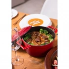 Lava Turka 7 Parça Döküm Kırmızı Tencere Seti