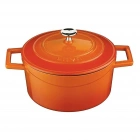 Lava Turka 7 Parça Döküm Turuncu Tencere Seti