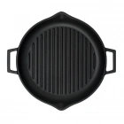 Lava Yuvarlak Döküm Demir Izgara Tava 30 Cm Siyah - LV ECO GT 30 T5