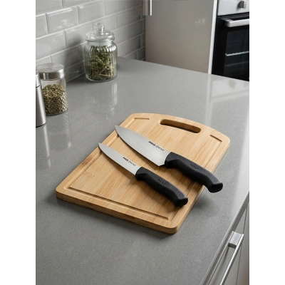 Pirge Comfort 3 Parça Bıçak Seti & Kesme Tahtası Hediyeli