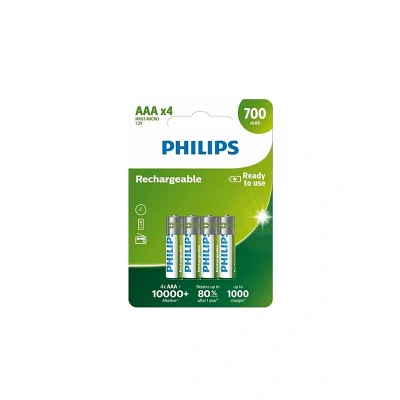 Philips Şarj Edilebilir AAA 700 mAh X4