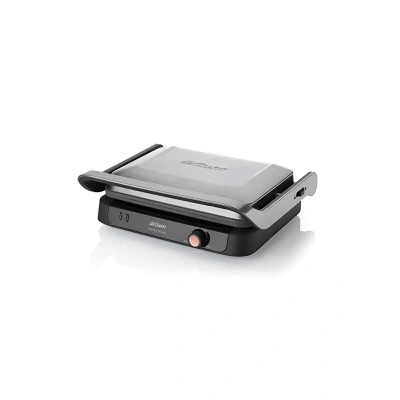 Arzum AR2001 Tostçu Delux 1800 W Granit Tost Makinesi, Çift Taraflı Plaka, 180 Derece Açılır Gövde, Inox