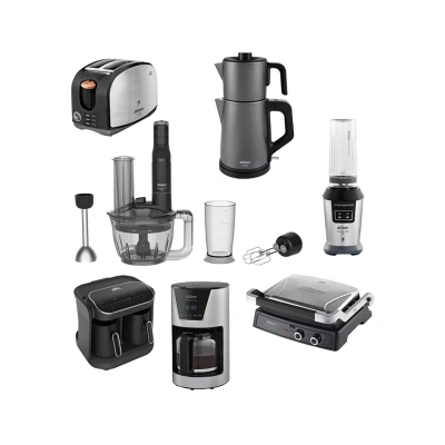 Arzum Silver Line Premium Paket Elektronik Çeyiz Seti