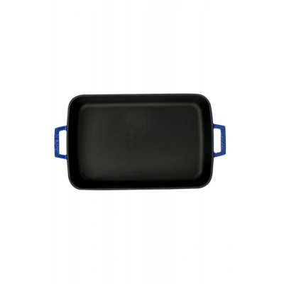 Lava Dikdörtgen Döküm 26x40 cm Mavi Fırın Tepsisi