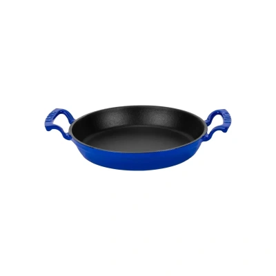 Lava Yuvarlak Yekpare Kulplu Mavi 20 cm Döküm Sahan