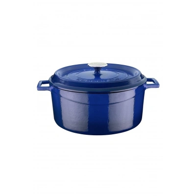 Lava Trendy 24 cm Yuvarlak Mavi Döküm Tencere