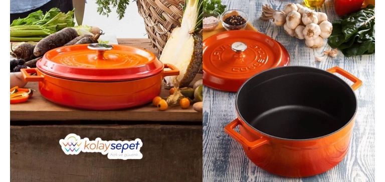 Lava Döküm Tencerede Etli Güveç Yapımı